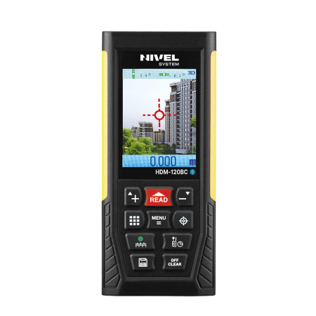 Dalmierz laserowy Nivel System HDM-120BC - z czerwoną wiązką, bluetooth
